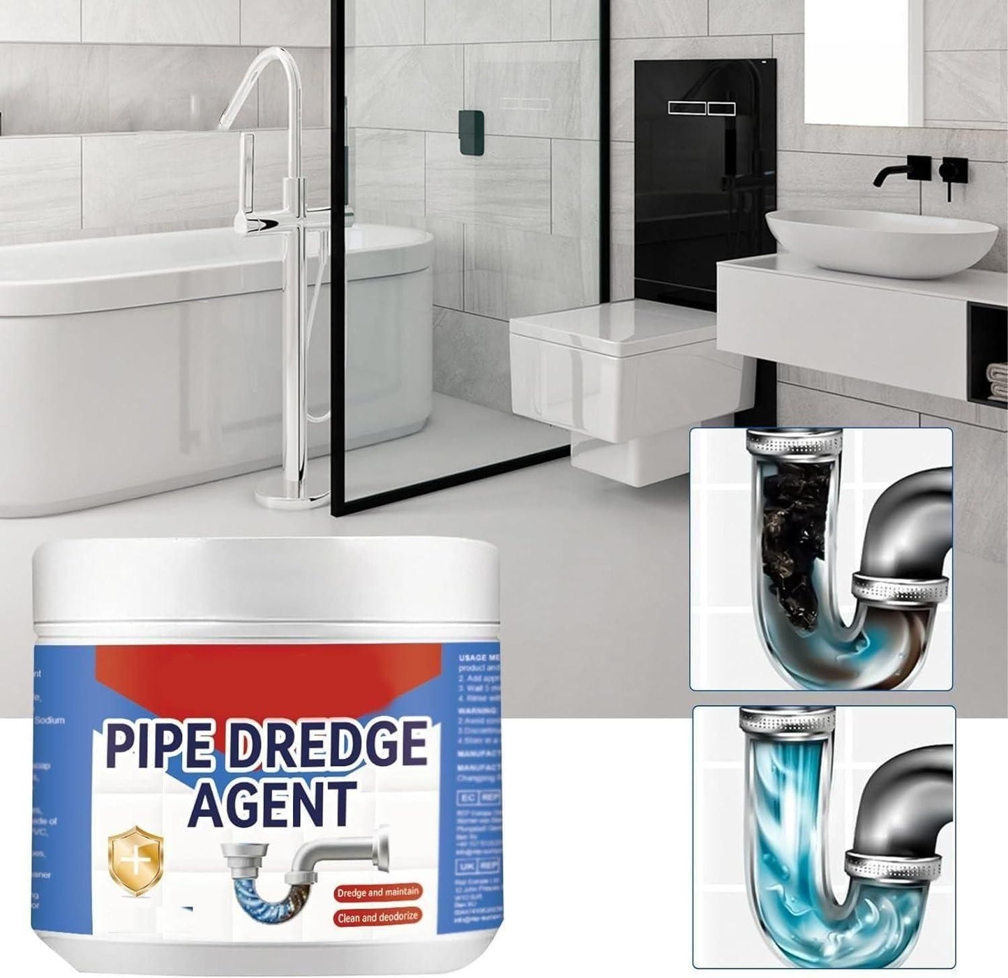 PipeClear Pro: Kitchen Drain Cleaning Agent