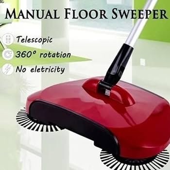 Magic Broom Floor Cleaner-Hand Push Rotating