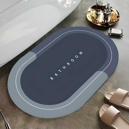UZQIC AquaShield Quick Drying Bath Mat