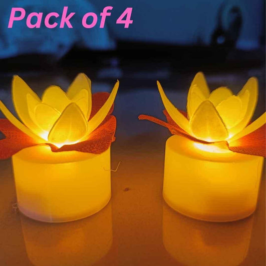 Lotus Glow Diwali Candle Set 🪔✨
