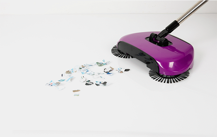 Magic Broom Floor Cleaner-Hand Push Rotating