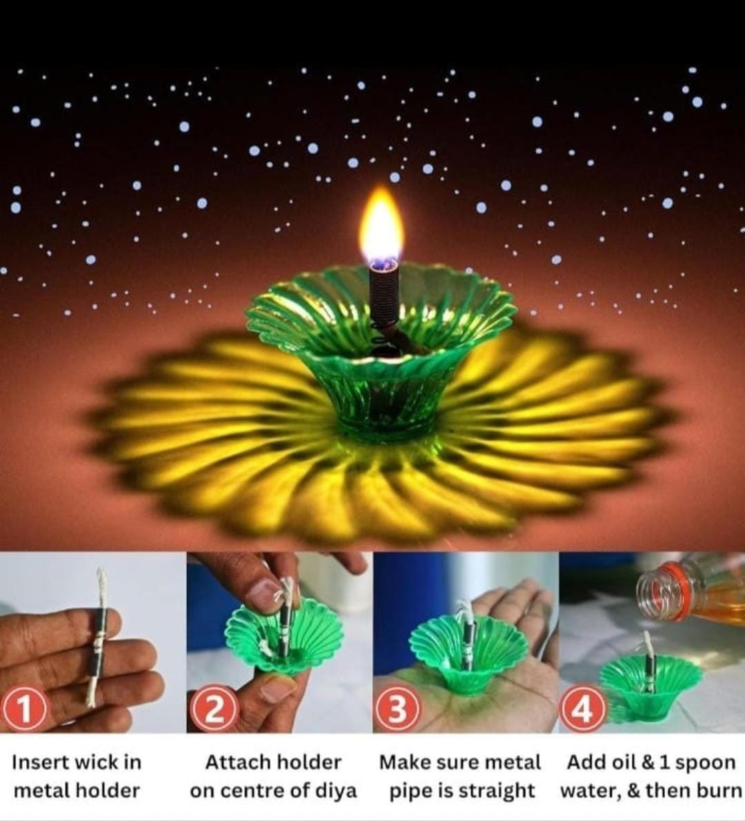 Radiant Reflections Diya Set