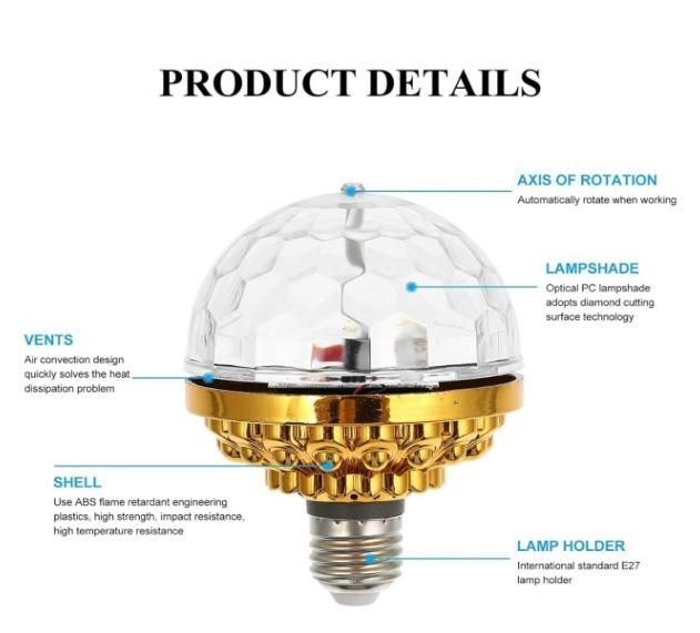 LumiSphere Rotating Magic Ball Light