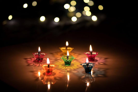 Radiant Reflections Diya Set