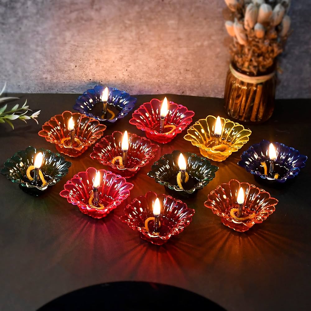 Radiant Reflections Diya Set