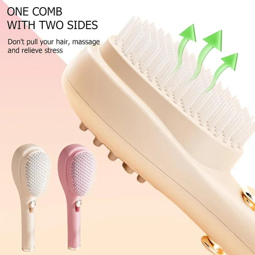 Self-Cleaning Hairbrush