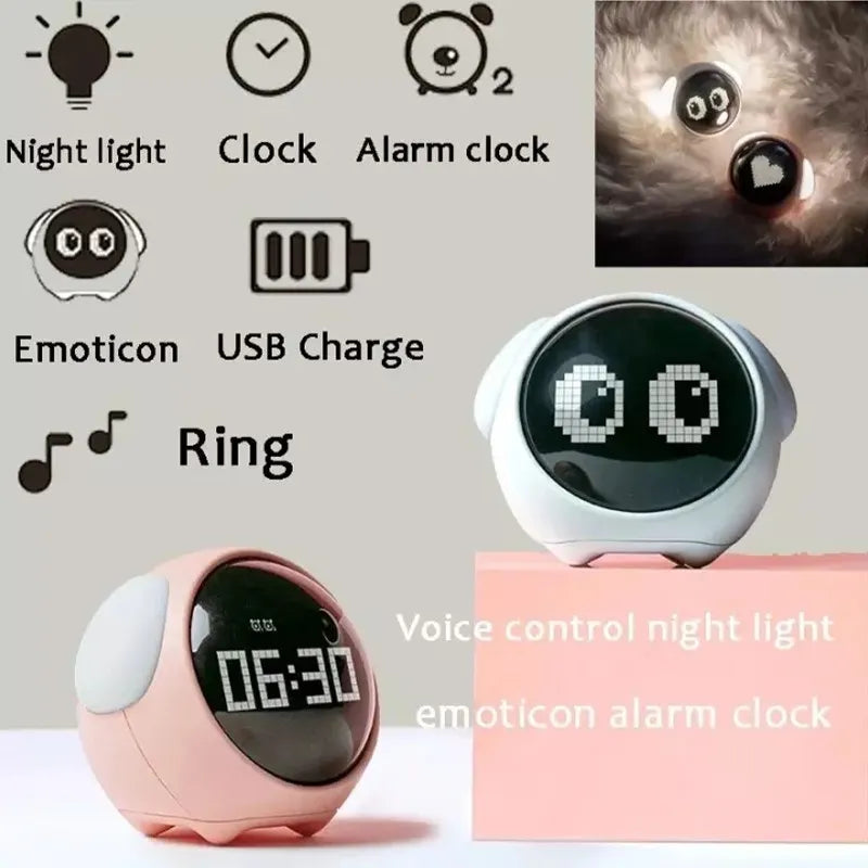 Emoticon Digital Alarm Clock