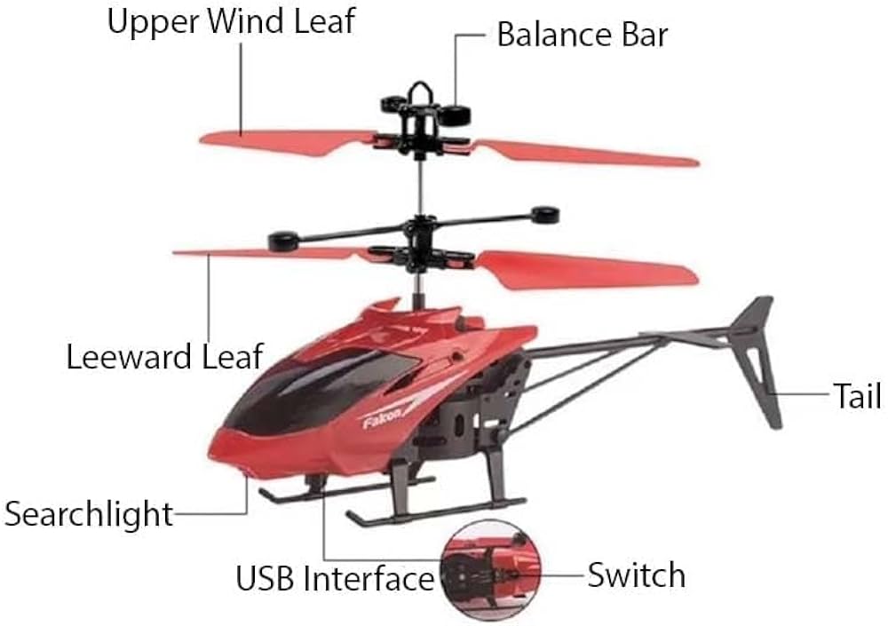 Kids Flying Helicopter Toy