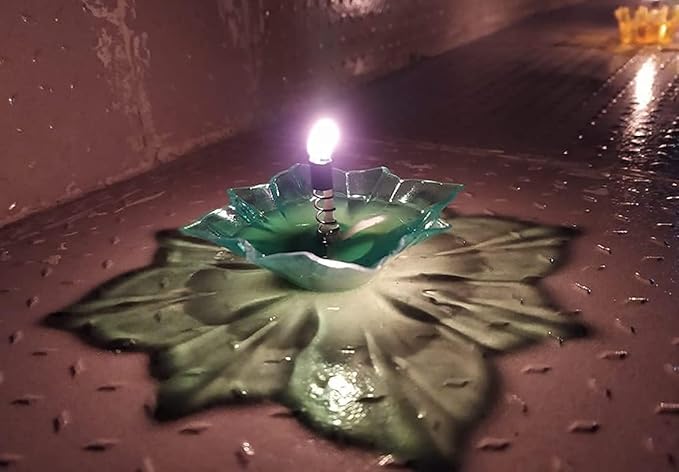 Reflective Shadow Diya Set for Diwali ( Pack of 6 )