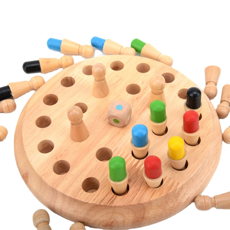 Wooden Memory Match Stick Chess Game